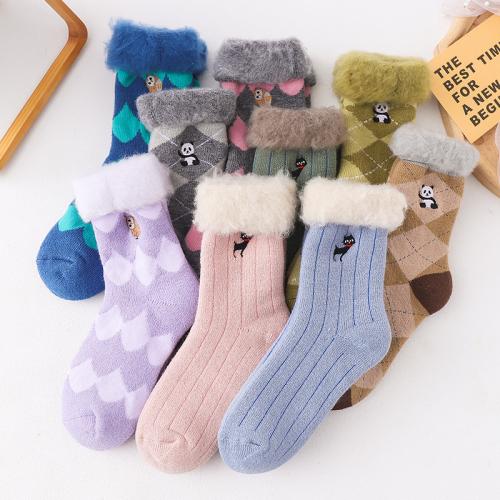 Polyester und Baumwolle Kurze Tube Socken, Gedruckt, unterschiedliches Muster zur Auswahl, mehr Farben zur Auswahl, :,  Paar