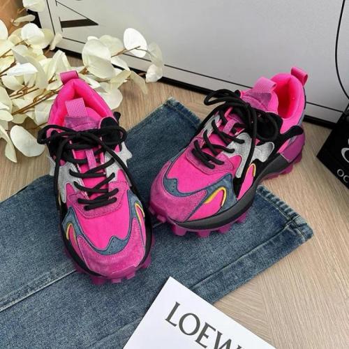 Cuero sintético de microfibra PU Mujeres Zapatos Deportivos, más colores para elegir,  Par