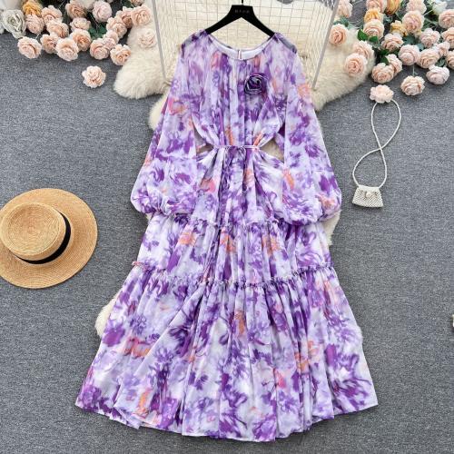 Polyester Waist-controlled One-piece Dress breathable shivering : PC