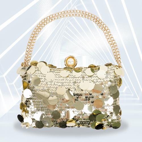 Sequin & Polyester Easy Matching Handbag with rhinestone PC