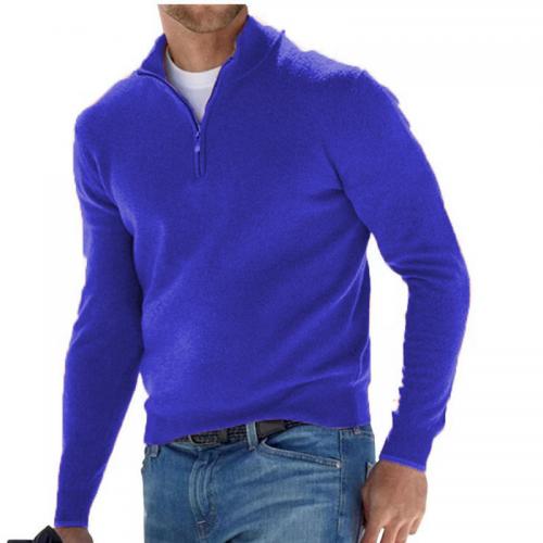 Spandex Plus Size Men Long Sleeve T-shirt Solid PC