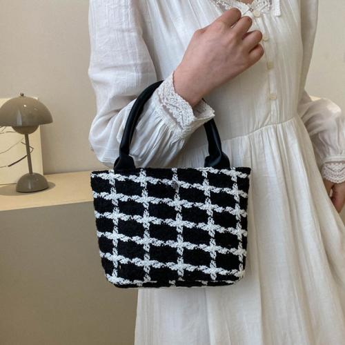 Cloth Handbag plaid PC