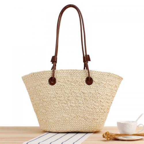 Paper Rope Tote Bag & Easy Matching Woven Shoulder Bag large capacity PC