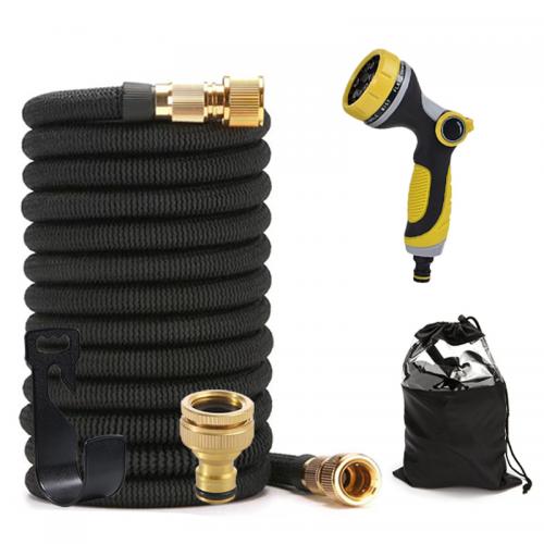 Plastic Garden Water Hose  Solid black PC