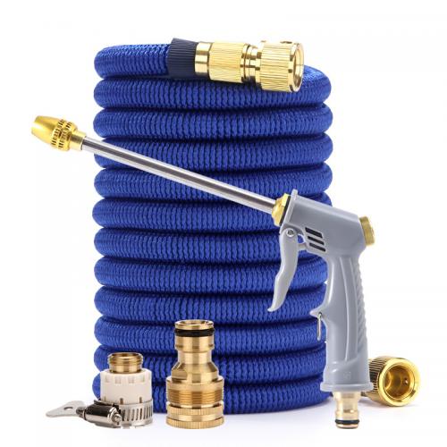 Plastic Garden Water Hose Solid blue Set