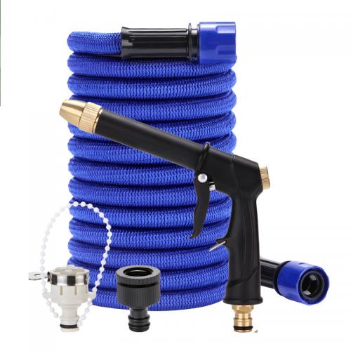 Aluminium Alloy & Plastic Garden Water Hose Solid blue Set