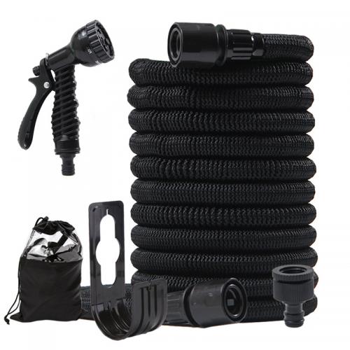 Plastic Garden Water Hose  Solid black Set