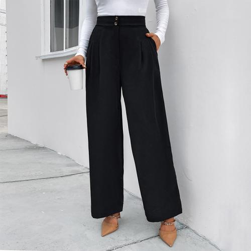 Polyester Pantalon long femme Solide plus de couleurs pour le choix pièce