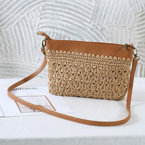 Paper Rope Easy Matching & Weave Crossbody Bag PC