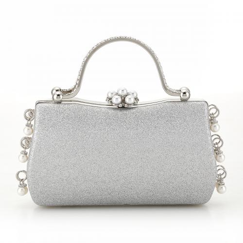 Nylon hard-surface & Easy Matching Clutch Bag with rhinestone PC