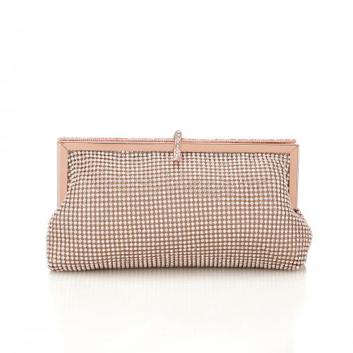 PU Leather & Nylon Easy Matching Clutch Bag with rhinestone PC