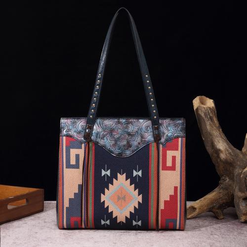 Cotton Linen Handbag durable Solid PC