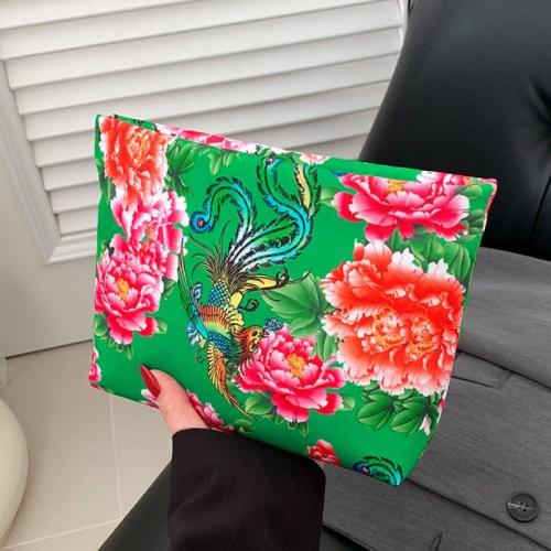 Nylon Clutch Bag, Floral, mehr Farben zur Auswahl,  Stück