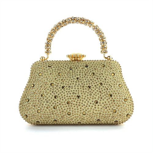 Polyester Easy Matching Clutch Bag with rhinestone PC