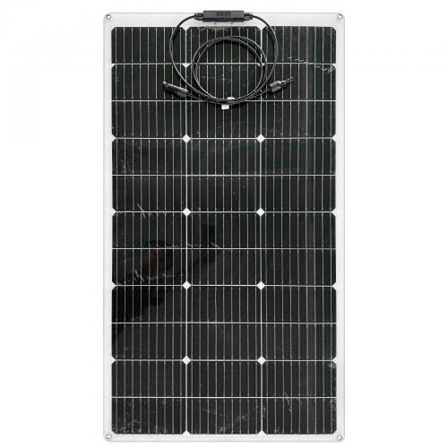 18V 100W used as power bank Monocrystalline Solar Panel, rectangle, white and black,  PC