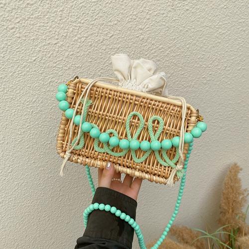 Rattan Easy Matching & Weave Crossbody Bag PC