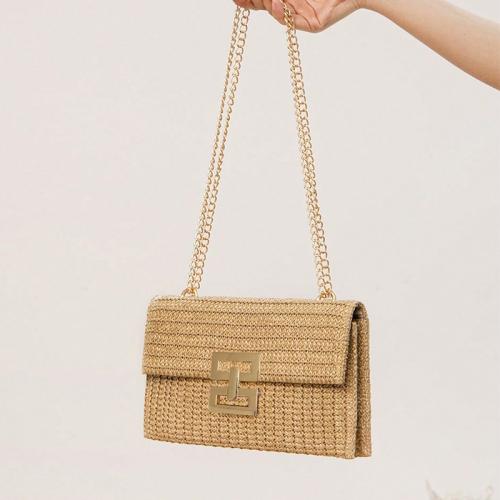 Straw Easy Matching & Weave Crossbody Bag PC