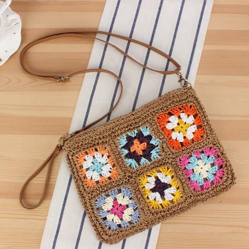 Paper Rope Easy Matching & Weave Crossbody Bag PC