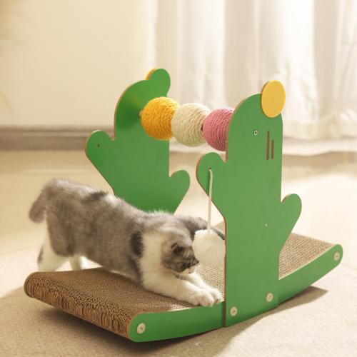 Corrugated Paper Cat Scratch Board green PC