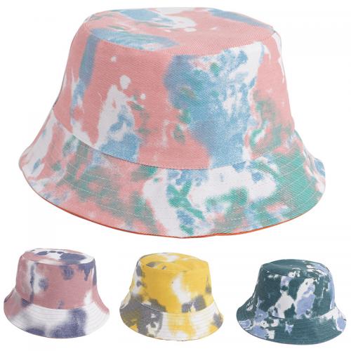 Cotone Kbelík klobouk Tie-Dye Pevné più colori per la scelta kus