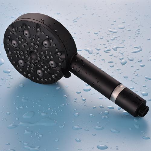 Engineering Plastics Shower Head Solid black PC