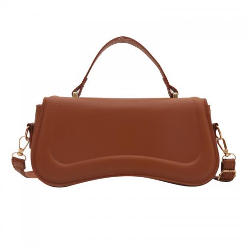 PU Leather Easy Matching Handbag attached with hanging strap PC