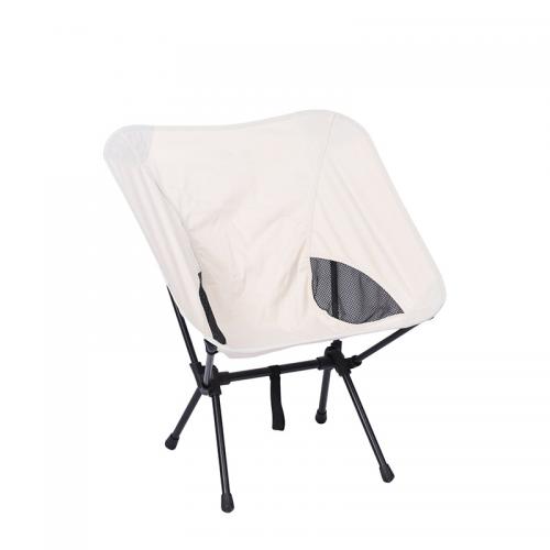 Tube en acier & Oxford Chaise pliante Blanc pièce