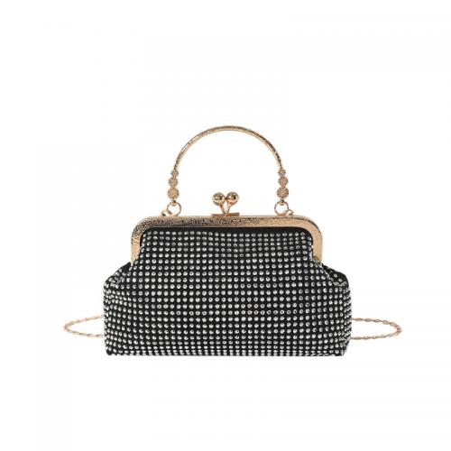 Cloth Easy Matching Handbag with chain & with rhinestone PC