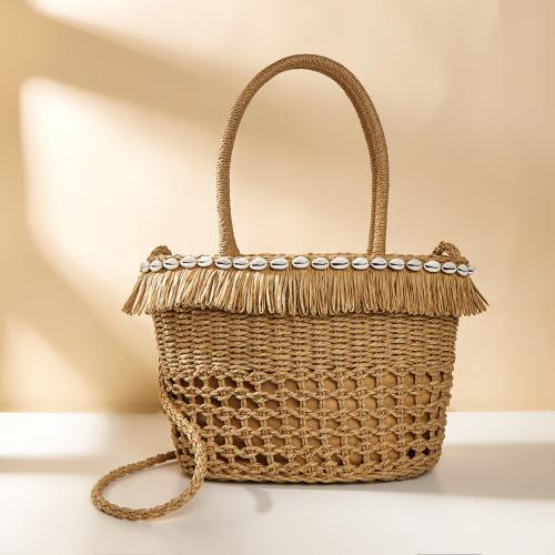 Paper Rope Easy Matching Woven Tote large capacity PC