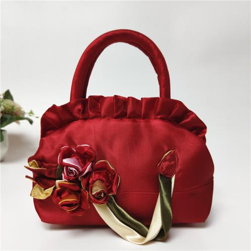 Polyester Handtasche, Floral, mehr Farben zur Auswahl,  Stück