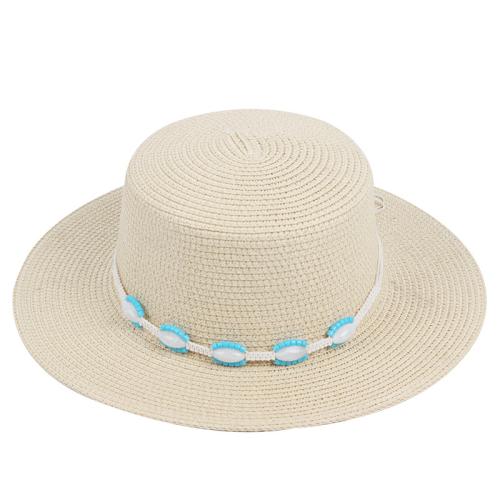 Paille Chapeau de paille de protection solaire plus de couleurs pour le choix pièce