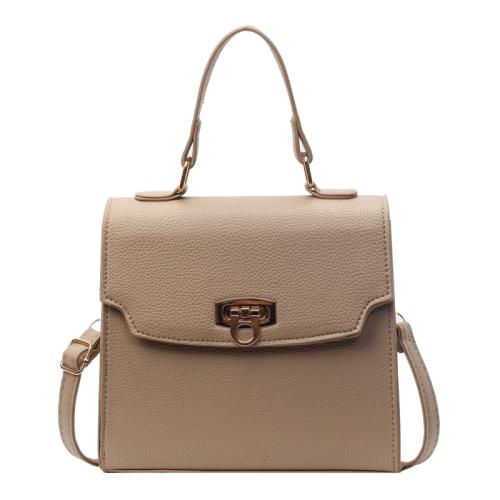 PU Leather Easy Matching Handbag attached with hanging strap Lichee Grain PC