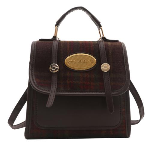 Tuch & PU Leder Rucksack, Plaid, mehr Farben zur Auswahl,  Stück