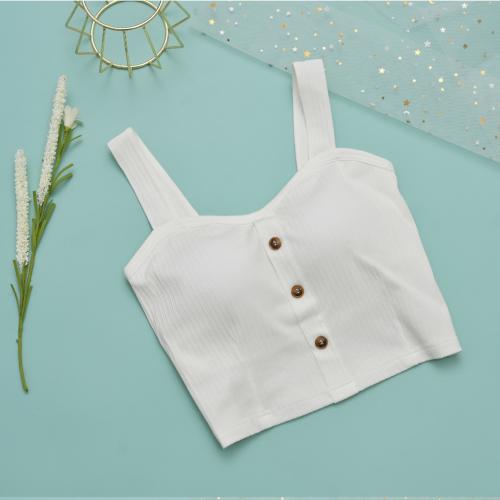 Coton extensible Camisole Solide plus de couleurs pour le choix pièce