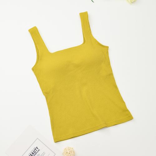 Viscose Soft Tank Top flexible Solid PC