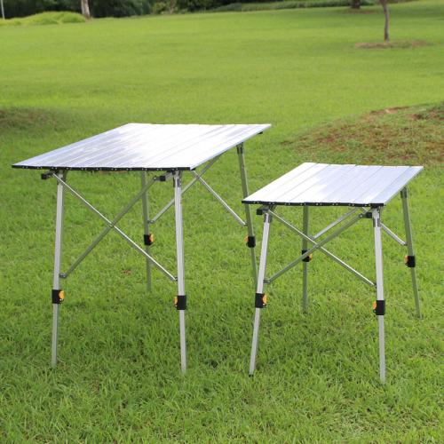 Alliage d’aluminium Table pliable extérieure Bois pièce