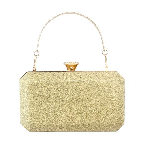 Polyester Easy Matching Clutch Bag with chain & with rhinestone PC