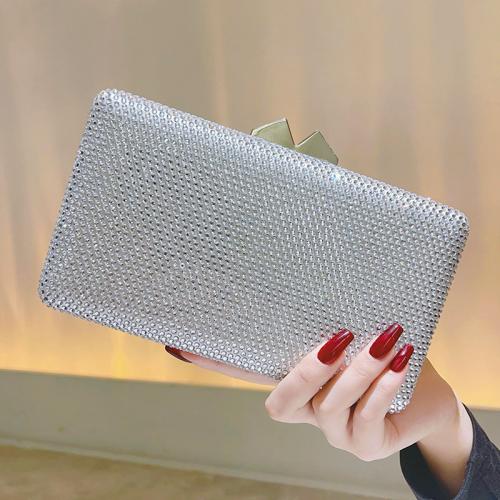 Polyester Evening Party Clutch Bag with chain PC