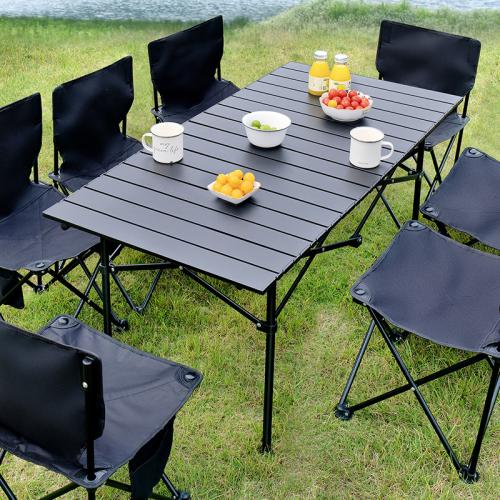 Carbon Staal & Oxford Outdoor opvouwbare meubels set Instellen