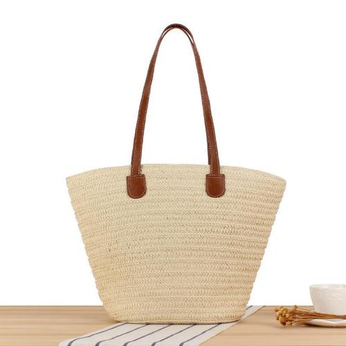 Paper Rope Easy Matching Woven Shoulder Bag large capacity PC