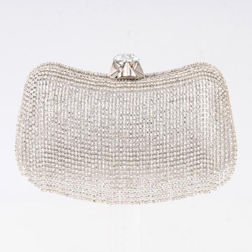 Polyester Easy Matching Clutch Bag with rhinestone PC