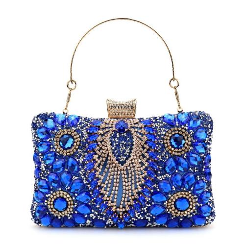 Polyester Easy Matching Clutch Bag with rhinestone PC