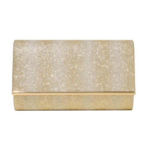 Polyester Clutch Bag, Gold,  Stück