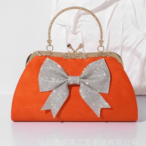 Polyester Clutch Bag, Bowknot-Muster, mehr Farben zur Auswahl,  Stück