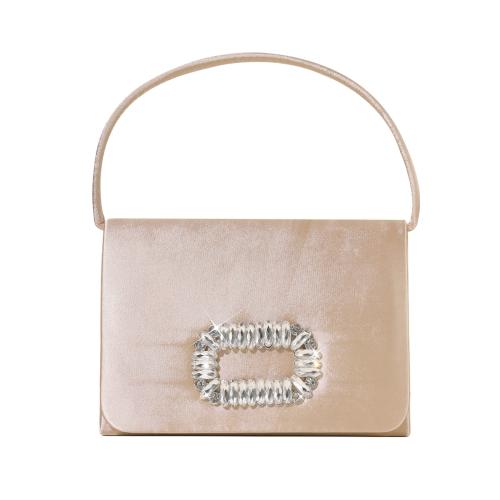 Polyester Easy Matching Clutch Bag with rhinestone PC