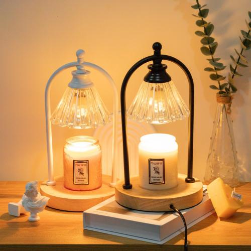 Glass & Wood & Iron adjustable light intensity Fragrance Lamps different power plug style for choose PC