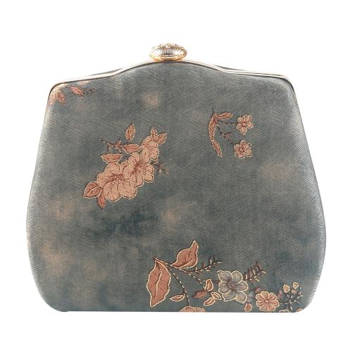 Polyester Clutch Bag, Floral,  Stück