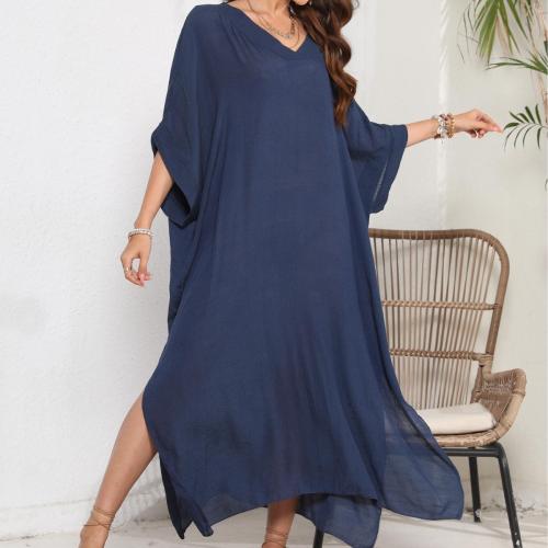 Polyester Robe de plage Solide plus de couleurs pour le choix : pièce