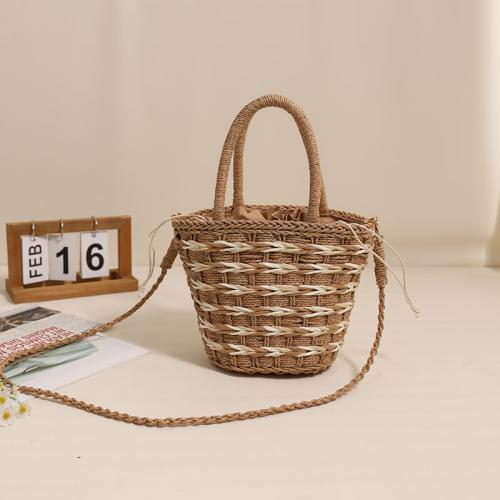 Paper Rope Beach Bag & Easy Matching Woven Tote attached with hanging strap PC