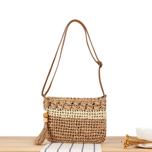 Paper Rope Beach Bag & Easy Matching Crossbody Bag PC